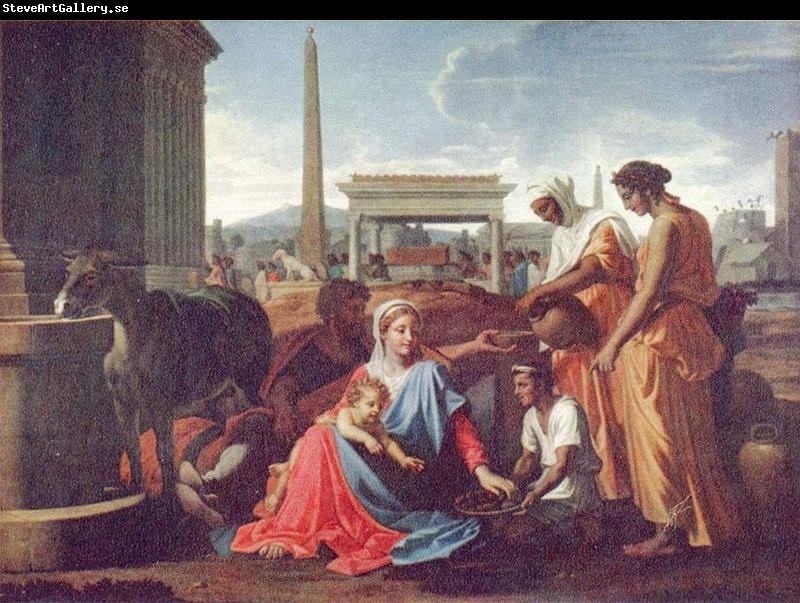 Nicolas Poussin Ruhe auf der Flucht nach Agypten